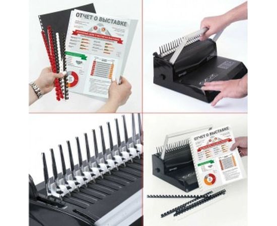 Пластиковые пружины для переплета BRAUBERG 50 шт. 530817 – изображение 4