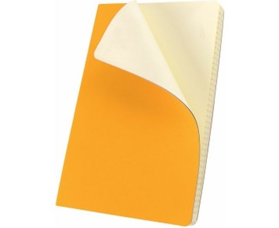 Блокнот BRAUBERG Metropolis Ultra А5 148x218 мм, под кожу, резинка, 80 л, персиковый, 111022 – изображение 4