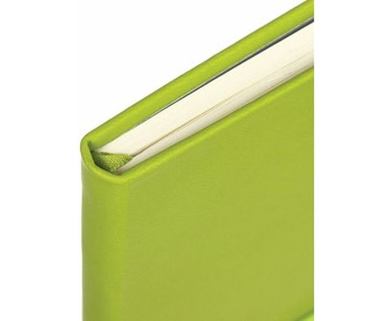 Блокнот BRAUBERG Metropolis X А5 148x218 мм, под кожу, резинка, 80 л, светло-зеленый, 111033 – изображение 4