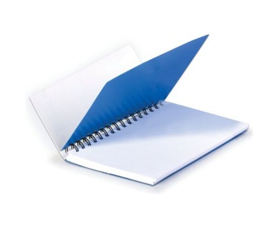 Блокнот BRAUBERG 105 х145 мм, А6, 80л, гребень сбоку, обложка, клетка, Офисный, 125399 – изображение 4