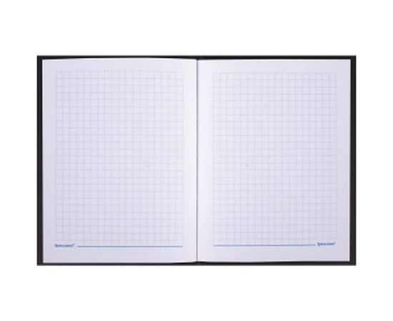 Блокнот BRAUBERG 110 х147 мм, А6, 80л, ламинир. обложка, выборочн. лак, клетка, лилия, 123241 – изображение 4