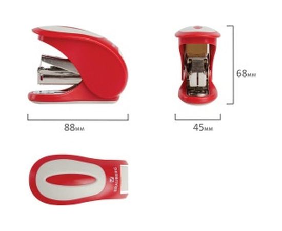 Степлер BRAUBERG №24/6, 26/6 Leistung 226842 – изображение 4