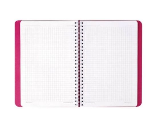 Тетрадь А5 BRAUBERG Office PRO 148x218 мм, под кожу, гребень, 80 л, красная 111042 – изображение 4