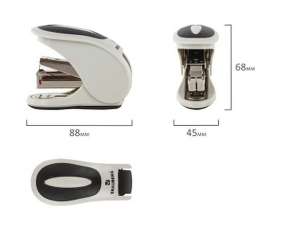 Степлер BRAUBERG №24/6, 26/6 Leistung 226843 – изображение 4