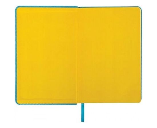 Недатированный ежедневник BRAUBERG Rainbow А5 138x213 мм, кожзам, 136 л, бирюзовый 111666 – изображение 4