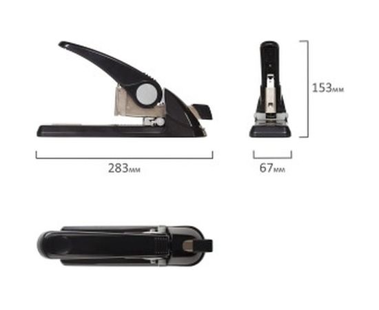 Степлер BRAUBERG №24/6-23/13 Nutzen, 220939 – изображение 4