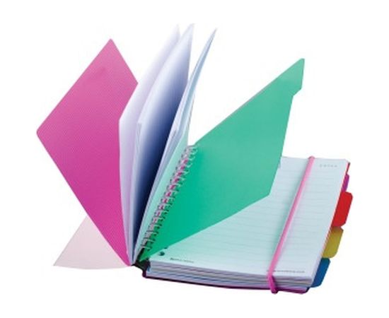 Блокнот BRAUBERG малый формат, 115x152 мм, А6, 150 л, гребень, на резинке, пластиковая обложка 125390 – изображение 5