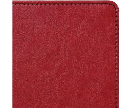 Блокнот BRAUBERG Office А5 148x218 мм, под кожу, резинка, 80 л, красный, 111030 – изображение 5