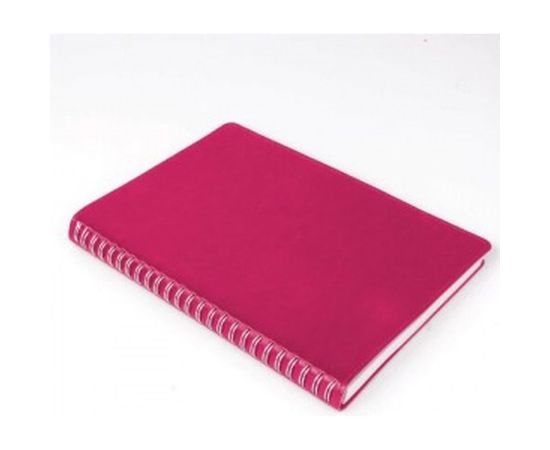 Тетрадь А5 BRAUBERG Office PRO 148x218 мм, под кожу, гребень, 80 л, красная 111042 – изображение 5