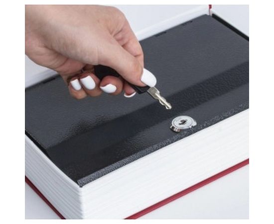 Сейф-книга BRAUBERG Ревизор, 55х155х240 мм, ключевой замок 291052 – изображение 5