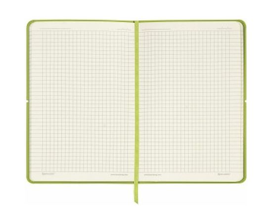 Блокнот BRAUBERG Metropolis X А5 148x218 мм, под кожу, резинка, 80 л, светло-зеленый, 111033 – изображение 5