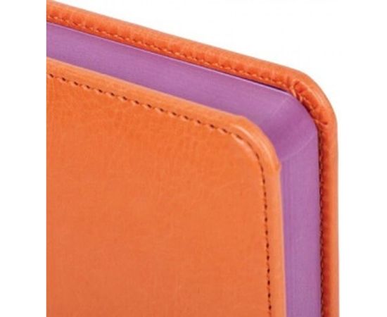 Недатированный ежедневник BRAUBERG Rainbow А5 138x213 мм, кожзам, 136 л, оранжевый 111668 – изображение 5