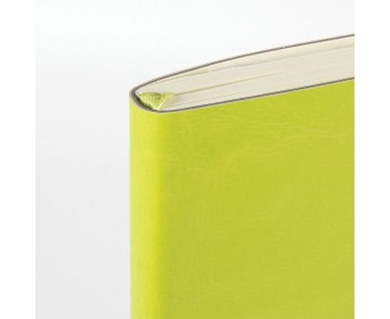 Блокнот BRAUBERG Metropolis Ultra А5 148x218 мм, под кожу, резинка, 80 л, салатовый, 111020 – изображение 5