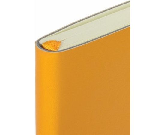 Блокнот BRAUBERG Metropolis Ultra А5 148x218 мм, под кожу, резинка, 80 л, персиковый, 111022 – изображение 5