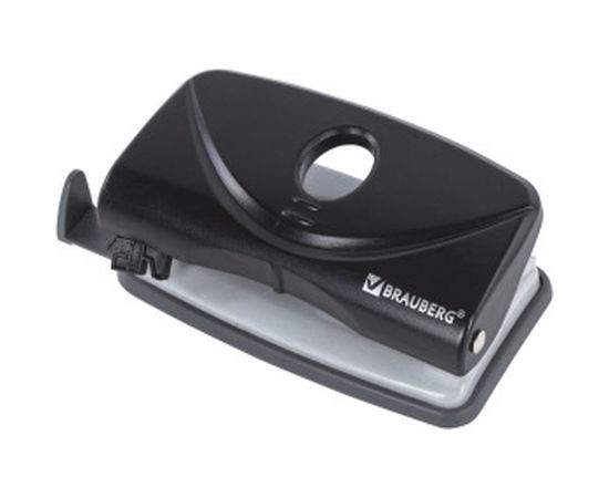 Дырокол BRAUBERG "Original", до 10 листов, черный, 222537 – изображение 6