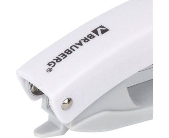 Степлер №10 BRAUBERG Original, до 12л, с антистеплером, белый, 227769 – изображение 6