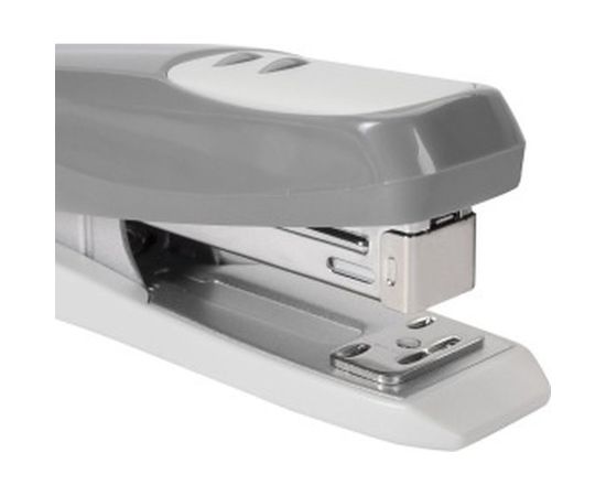 Серый степлер BRAUBERG №24/6, 26/6 Germanium 226576 – изображение 7