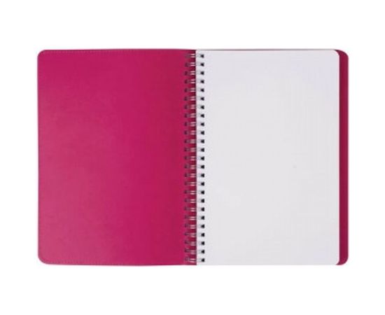 Тетрадь А5 BRAUBERG Office PRO 148x218 мм, под кожу, гребень, 80 л, красная 111042 – изображение 7