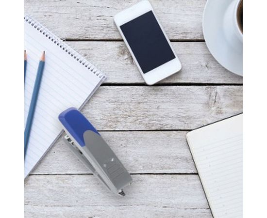 Серый степлер BRAUBERG №10 Quantis 222553 – изображение 7