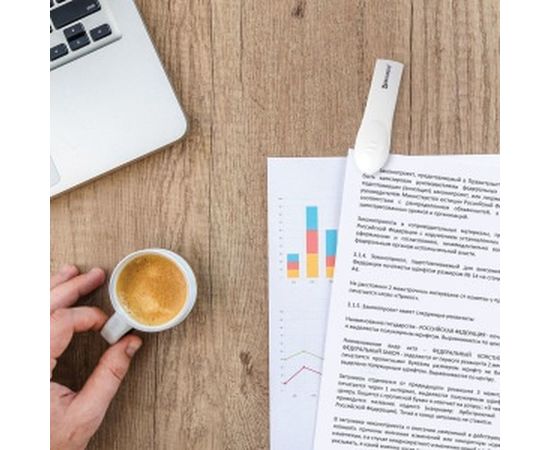 Степлер №10 BRAUBERG Original, до 12л, с антистеплером, белый, 227769 – изображение 8