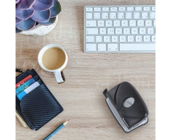 Дырокол BRAUBERG "Original", до 20 листов, черный, 222539 – изображение 8