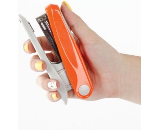 Оранжевый степлер BRAUBERG №24/6, 26/6 Germanium 226574 – изображение 8