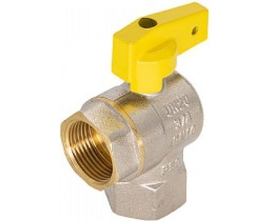 Шаровой угловой кран для газа СТМ ГАЗ 1/2", г/г, бабочка CGLFFB12 