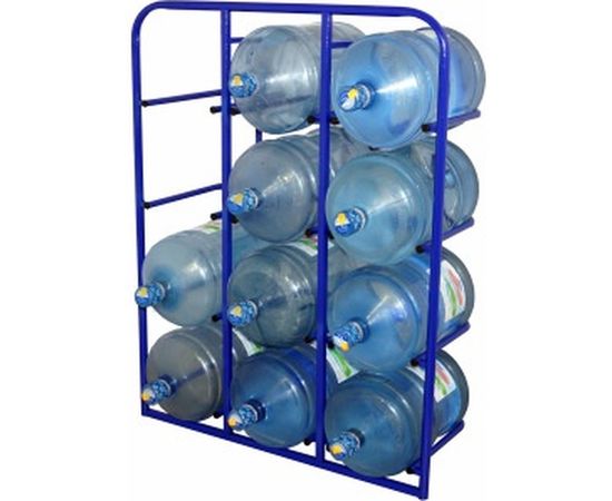 Стеллаж для бутылей с водой 940х1200х380мм 12шт RUSKLAD СВД-12 