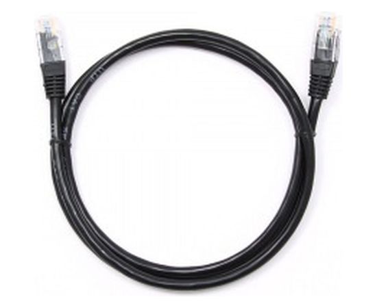 Патч-корд Cablexpert UTP PP12-1M/BK кат.5e, 1м, литой, многожильный чёрный PP12-1M/BK 