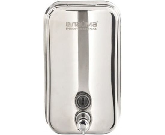 Диспенсер для жидкого мыла ЛАЙМА PROFESSIONAL,1 л, нержавеющая сталь, зеркальный, 605393 – изображение 2