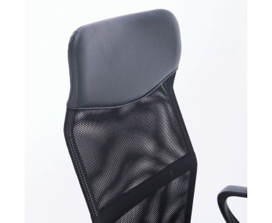 Кресло оператора, с подлокотниками, хром, черное BRABIX Tender MG-330 531845 – изображение 2