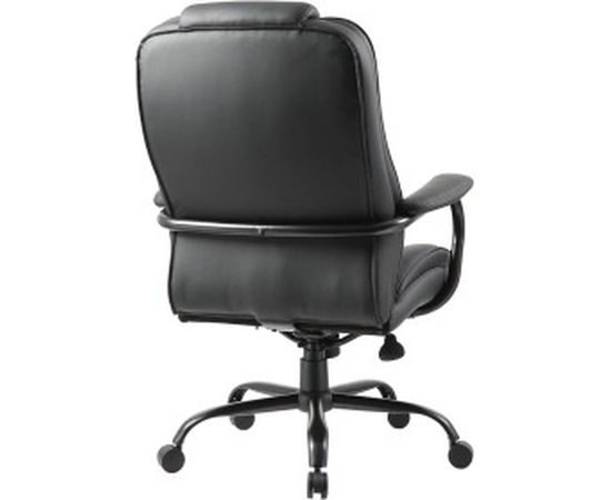 Офисное кресло, усиленная конструкция, нагрузка до 200 кг, экокожа, BRABIX Heavy Duty HD-001 531015 – изображение 3