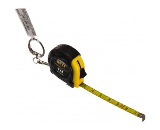 Рулетка-брелок с прорезиненным корпусом 1м FIT DIY 17824 – изображение 3