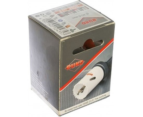 Коронка биметаллическая HSS Co 8% (40 мм) RUKO 126040 – изображение 3