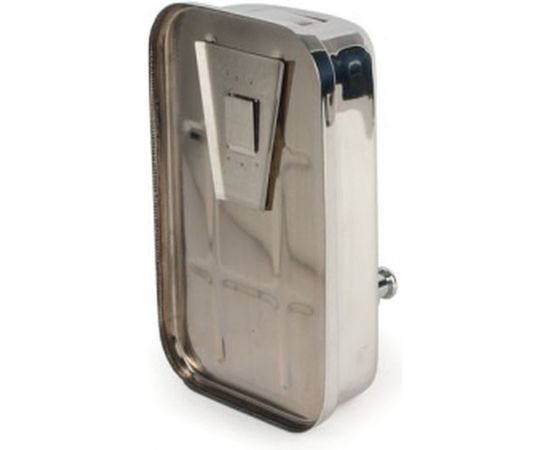 Диспенсер для жидкого мыла ЛАЙМА 1 л, нержавеющая сталь, зеркальный, 601796 – изображение 3