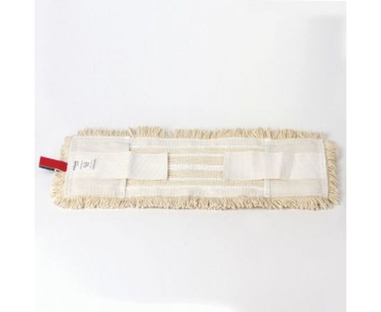 Плоская насадка МОП для швабры/держателя ЛАЙМА EXPERT 40 см, уши/карманы, хлопок/микрофибра 605309 – изображение 3