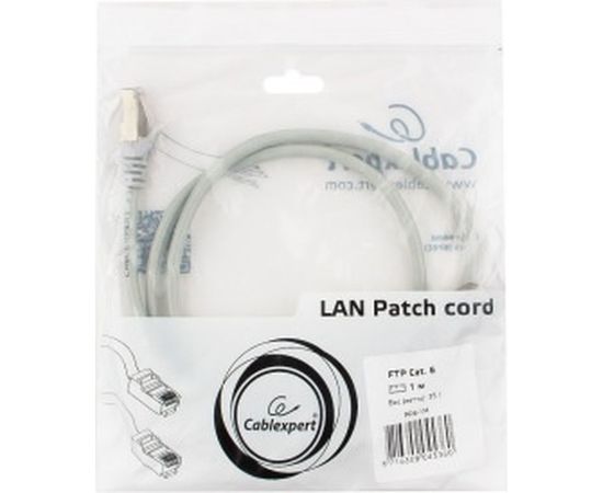 Патч-корд Cablexpert FTP PP6-1m кат.6, 1м, литой, многожильный серый PP6-1M – изображение 3