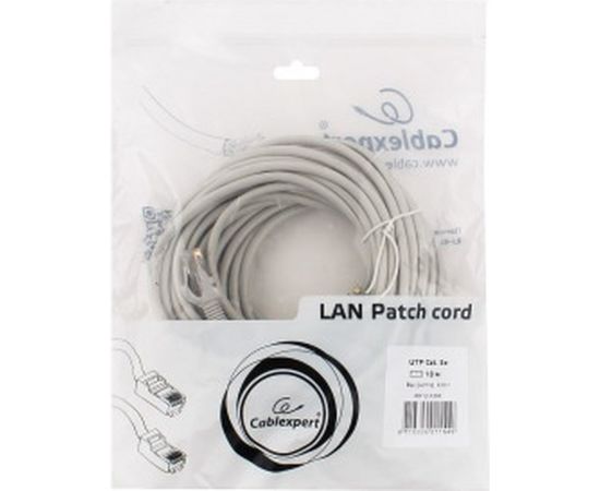 Патч-корд Cablexpert UTP PP12-10M кат.5e, 10м, литой, многожильный серый PP12-10M – изображение 3