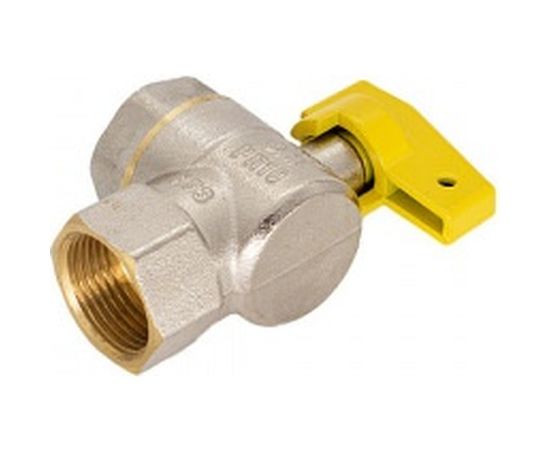 Шаровой угловой кран для газа СТМ ГАЗ 1/2", г/г, бабочка CGLFFB12 – изображение 4