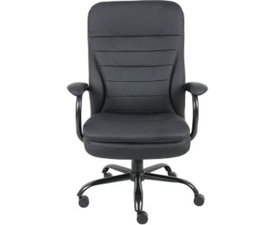 Офисное кресло, усиленная конструкция, нагрузка до 200 кг, экокожа, BRABIX Heavy Duty HD-001 531015 – изображение 4