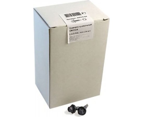 Кровельный саморез крепежная техника серый графит RAL 7024, 5.5х25 мм, 250 шт 420376 БК 