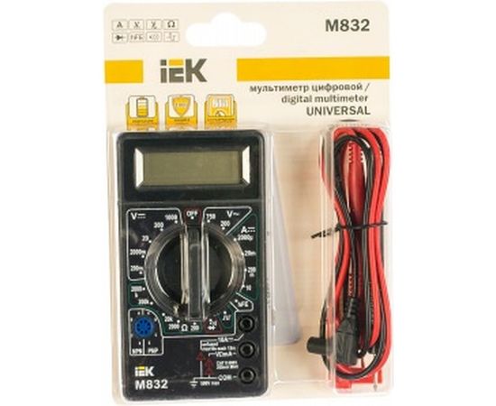 Цифровой мультиметр IEK Universal M832 7327705 