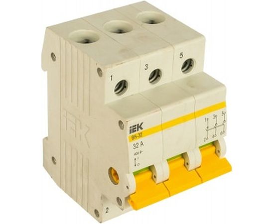 Выключатель нагрузки IEK ВН-32 32А/3П ИЭК MNV10-3-032 