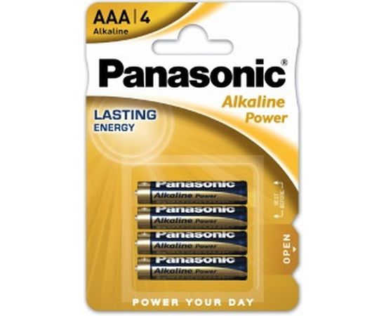 Щелочная батарейка Panasonic LR03 AAA Alkaline 1.5В бл/4 5410853056560 