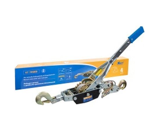Ручная лебедка с двойным храповым механизмом KRAFT 4Т KT 705009 