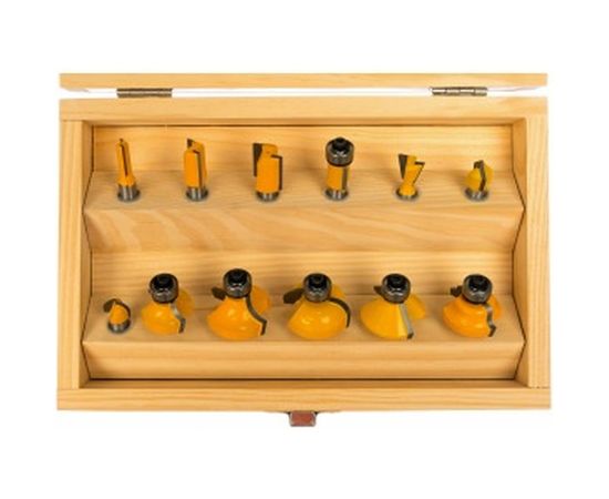 Набор фрез 12 шт. для декоративного применения Энкор 10621 