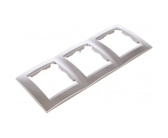 Универсальная рамка Simon 3 поста, алюминий 1500630-033 