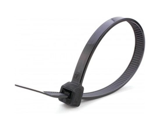 Хомут STEKKER нейлоновый 4.7x300 мм, 82 мм, нагрузка 22 кг, черный, NYCT47-300 100 шт в упак 32788 