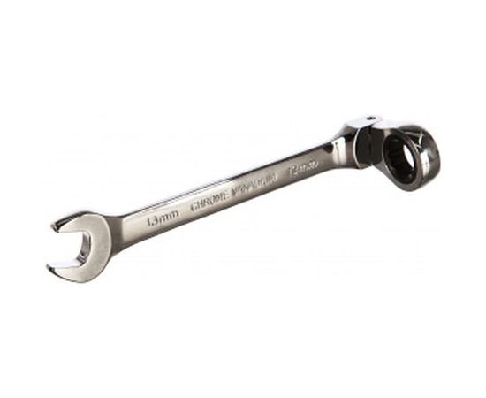 Комбинированный трещоточный шарнирный ключ 13мм ЭВРИКА ER-61013H 