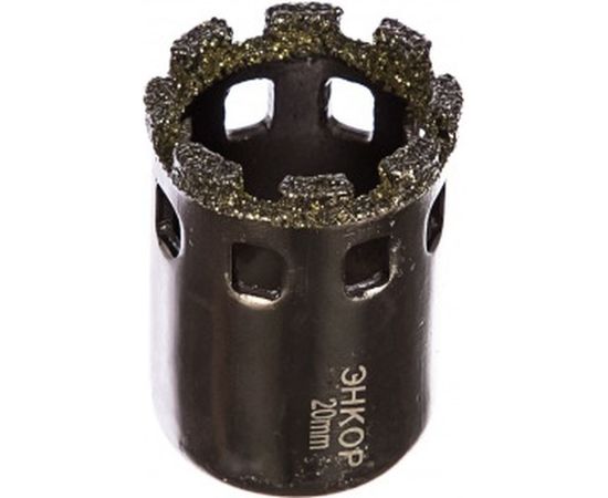 Коронка алмазная по керамограниту (20 мм) Энкор 9428 